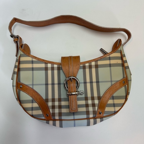 Burberry Handbags - Burberry Nova Check Canvas Shoulder Bag